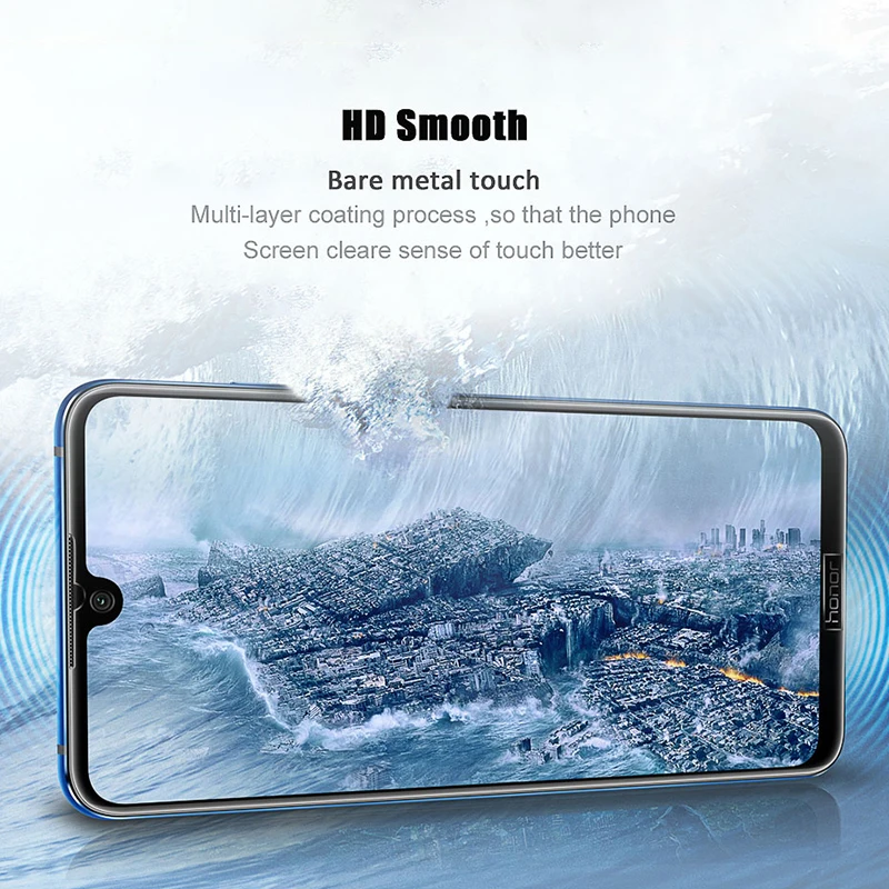 Защитное стекло на honor 8c 8x max для Huawei 8 lite pro c x maxx huawey huavai полное покрытие 2.5D 9h