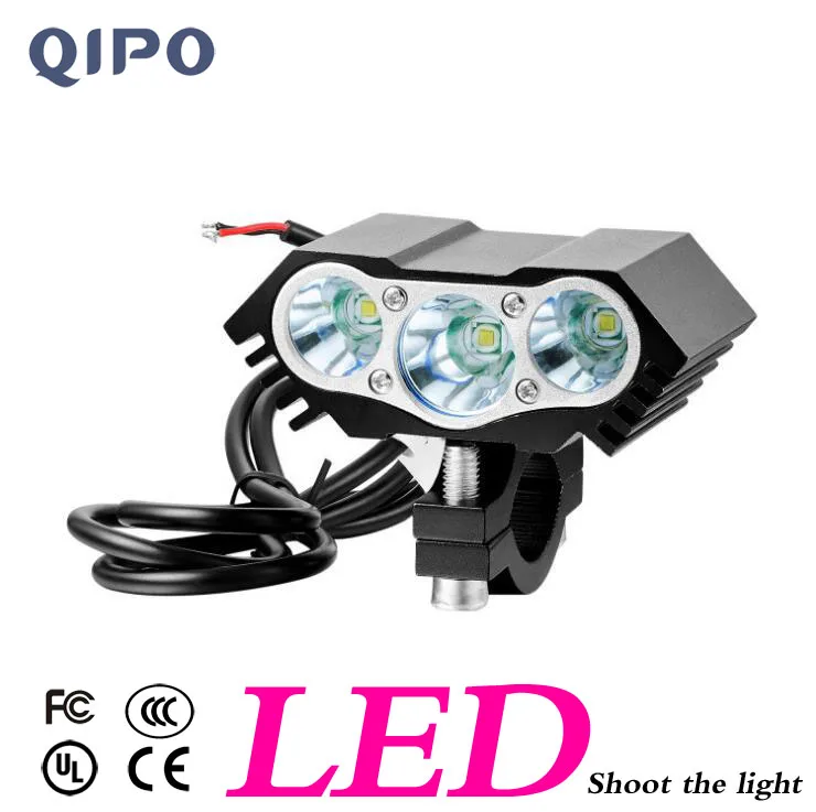 QIPO супер яркий 30W 5000LM Мотоцикл головной светильник Точечный XM L T6 светодиодный