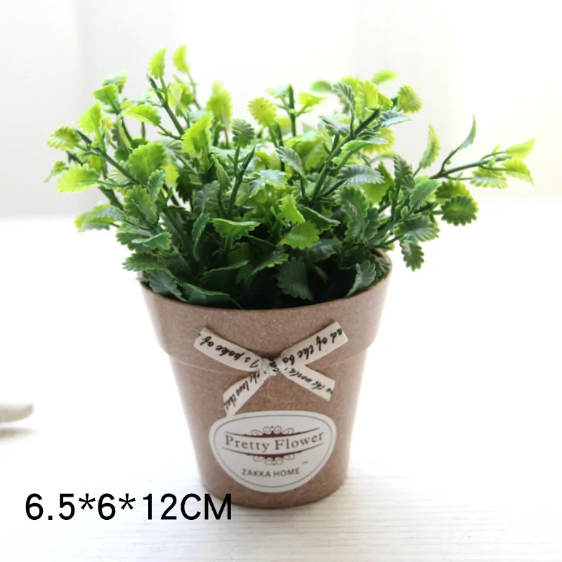 1 комплект Mentha с горшок трава забор искусственный цветок растение моделирование