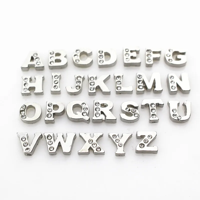 

2016 New 260pcs/lot crystal alphabet A-Z letters floating charms living glass floating memory lockets(each 10pcs)