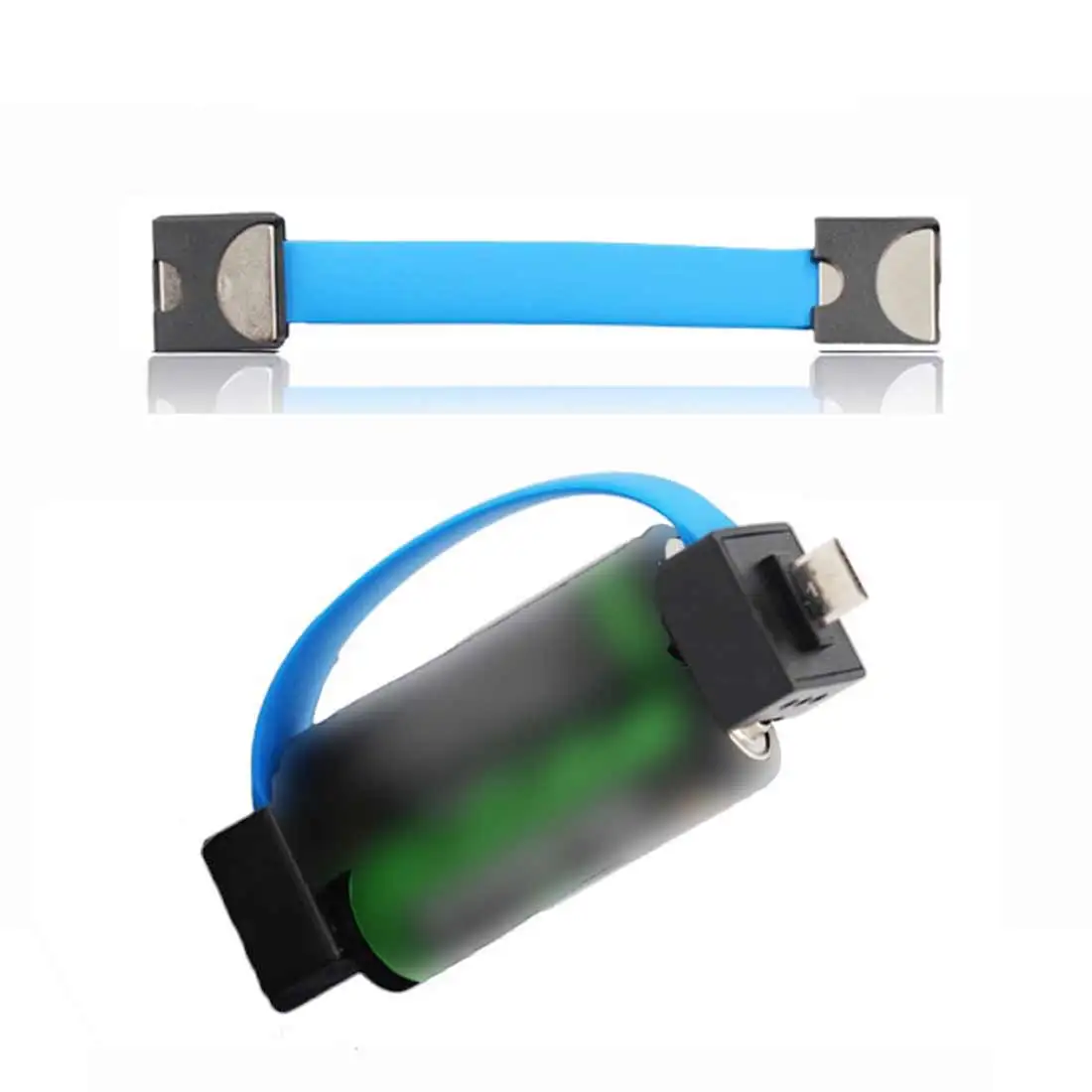 1 шт. Мини Открытый Портативный магнитный 2 AA батарея питание маленький микро USB аварийный телефон зарядное устройство для huawei htc