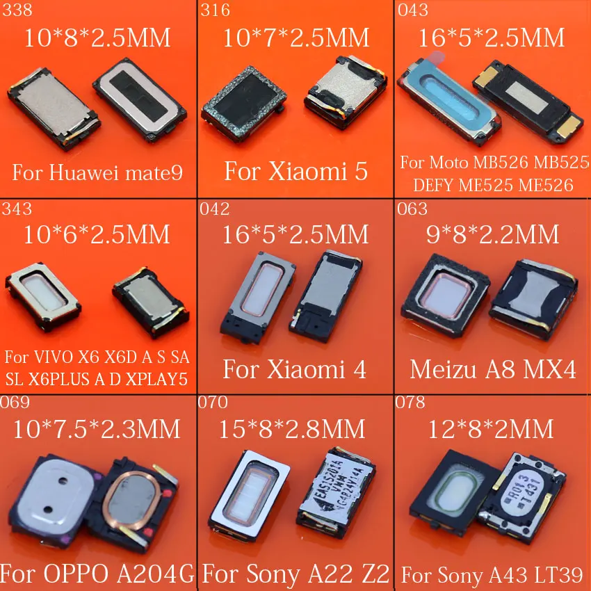 Cltgxdd динамик ресивер для Xiaomi 4 5 Meizu A8 MX4 Moto MB526 Sony A22 Z2 A43 LT39 Huawei mate9 OPPO A204G VIVOX6 X6D |