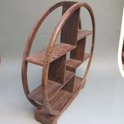 

Oriental Collection Wood Curve Shelf for Vase,Snuff Bottle&Snuff Bottle Shelf