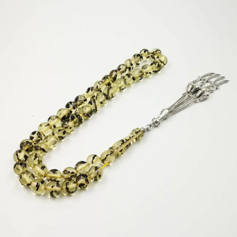 Четки 45 специальные бусины из смолы внутри мастан Сезам молитвенные 10 мм мужские