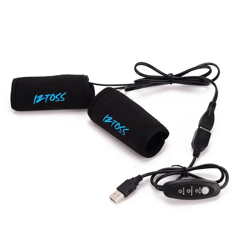 Пара мотоциклетных велосипедных USB электрических горячих грелок ручка