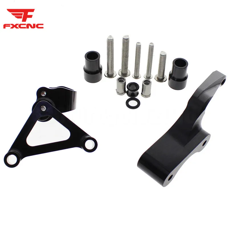 Для DUCATI 696 796 795 CNC алюминиевый демпфер Руля Мотоцикла стабилизатор Кронштейн