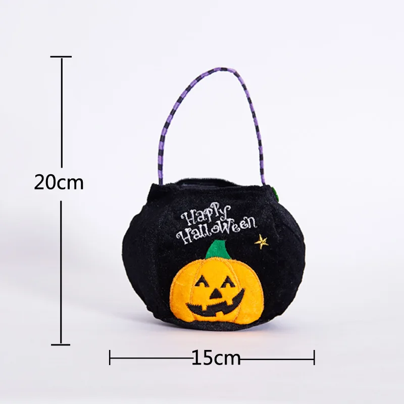 Хэллоуин Тыква мешок конфет милый малыш трехмерная нетканые висит коробка сумка