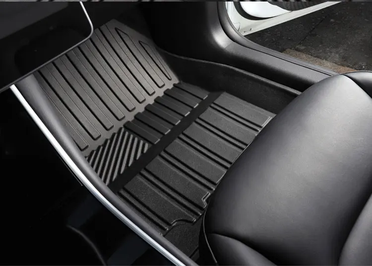LUCKEASY TPE универсальные коврики для Tesla модель 3 всепогодные водонепроницаемые и носимые