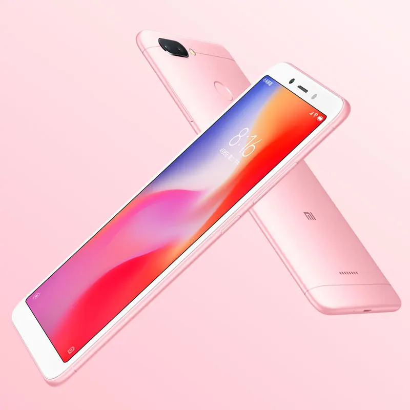 В наличии глобальная версия Xiaomi Redmi 6 4 Гб 64 5 45 ''HD полный экран 18:9 телефон Helio P22