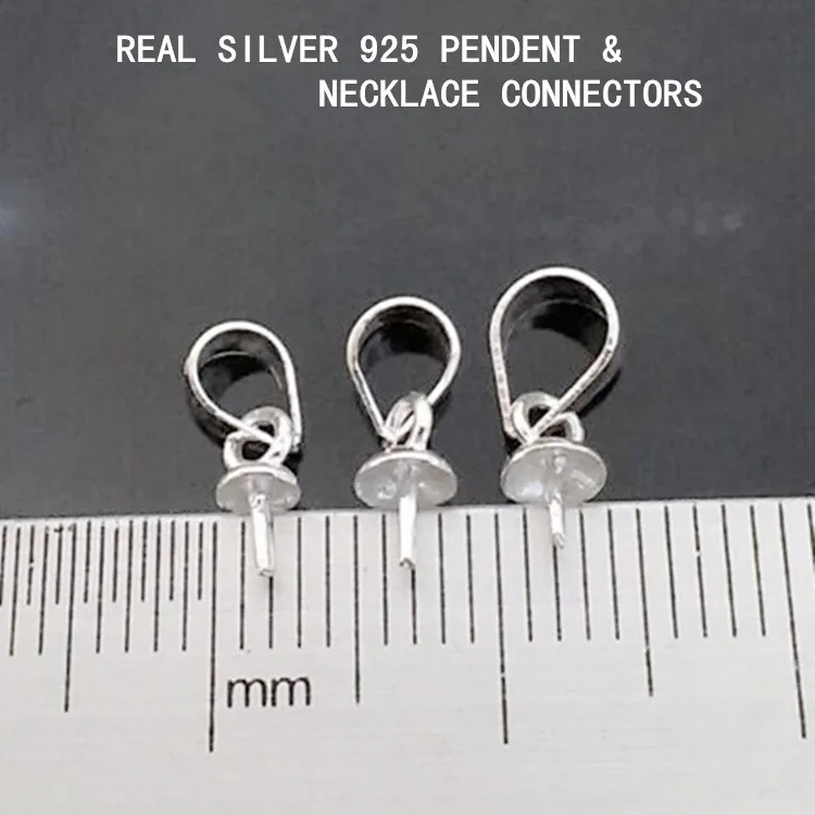 5 шт./Лот коннекторы из серебра 925 пробы для подвесок и ожерелий|925 sterling silver