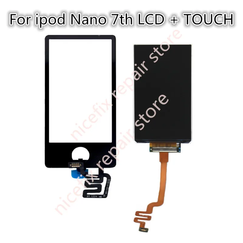Сенсорный ЖК-экран качества AAA с ЖК-дигитайзером в сборе для Ipod nano 7 7th бесплатные