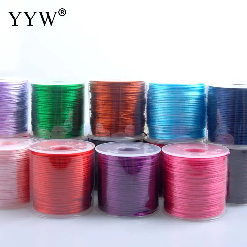 

50m 1.5MM Polyamide Cord Nylon Thread Cord Plastic String Strap DIY Rope Beading Bracelet Braided Making Jewelry Accessories