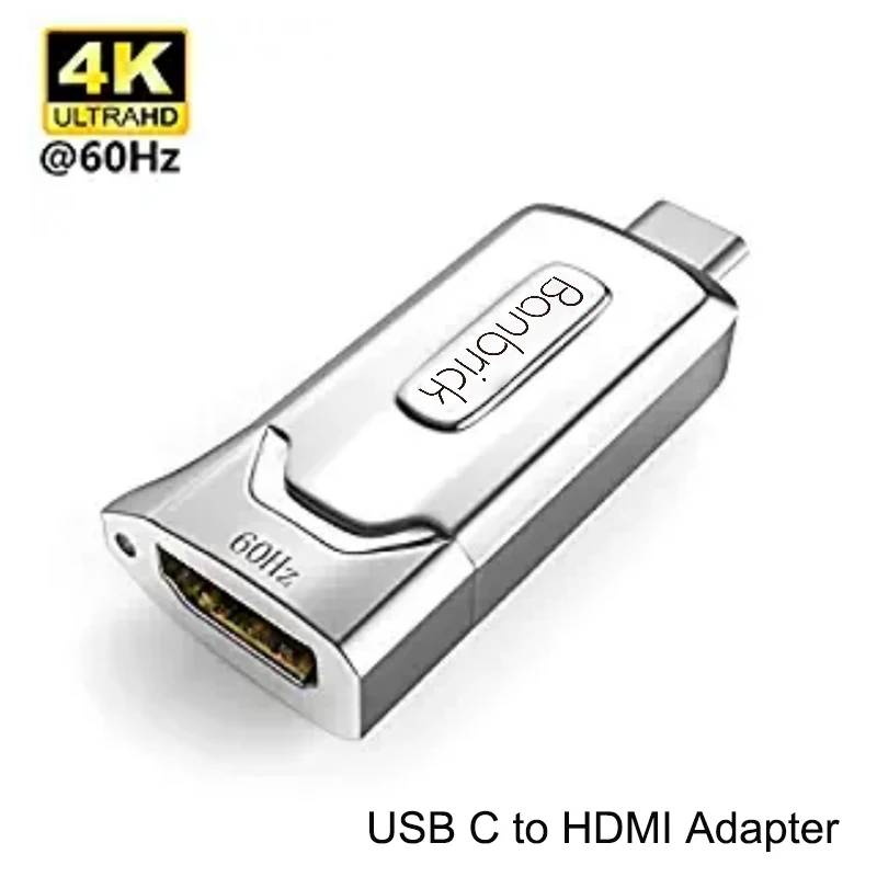 USB C к HDMI адаптер Type Женский (4k @ 60Hz) Цифровой AV 1080P видео аудио конвертер (Thunderbolt 3