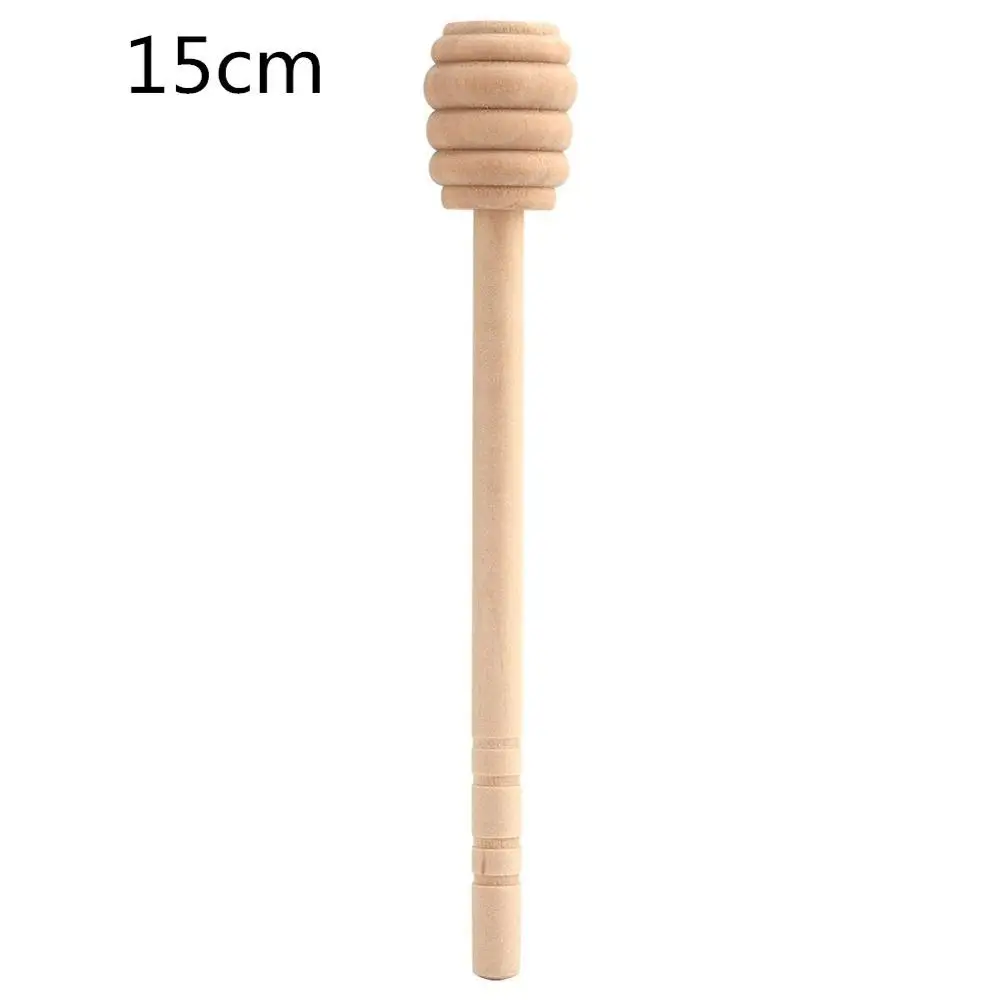 15cm 50 шт./компл. домашние деревянные Мини Мёд ковш банку распределяя сбора палочка для перемешивания палка - Цвет: 15cm