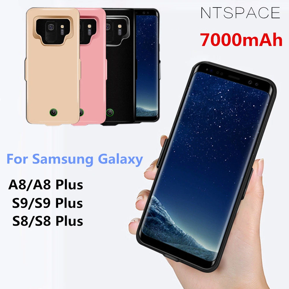 Чехол для аккумулятора Samsung Galaxy S9 S8 A8 7000 мАч чехол зарядного устройства Plus Note 9