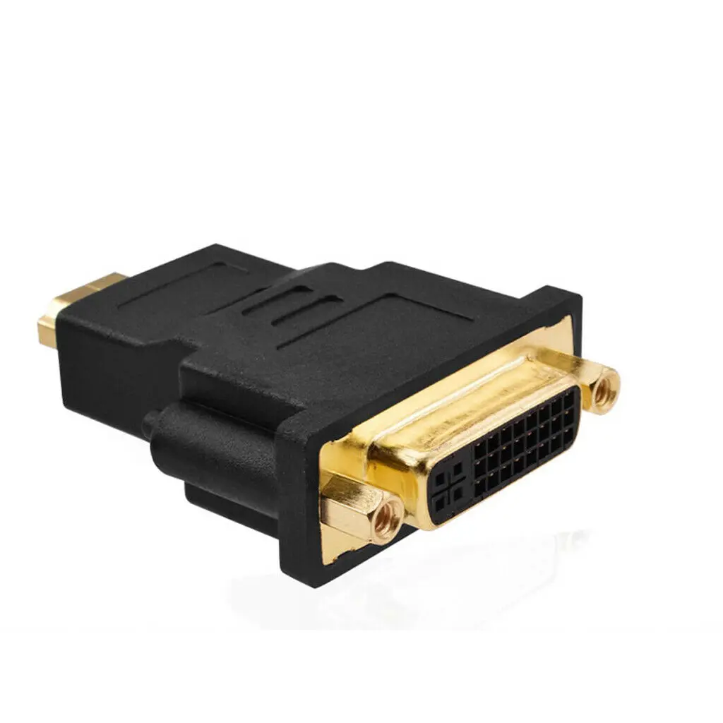 DVI в HDMI адаптер конвертер 24 + 5 папа Женский для ТВ LCD ПК компьютер DVD проектор PS3 PS4