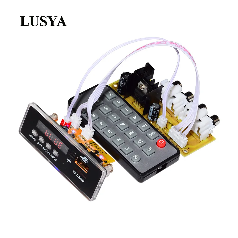 Lusya 4 2 Bluetooth аудио приемник MP3 декодер плата усилитель конверсионная U дисковая