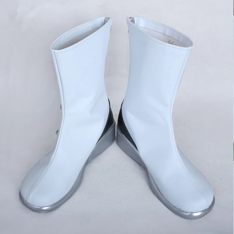 

[Custom-made] Anime! Game OW DVA Cosplay Shoes Costume Accessories PU Leather White Battle Boots For Women Free Shipping