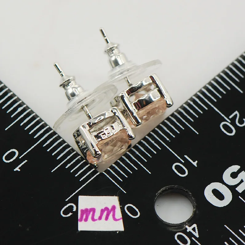 Минимальный заказ $10 и другие товары Новые Morganite женские 925 пробы серебряные