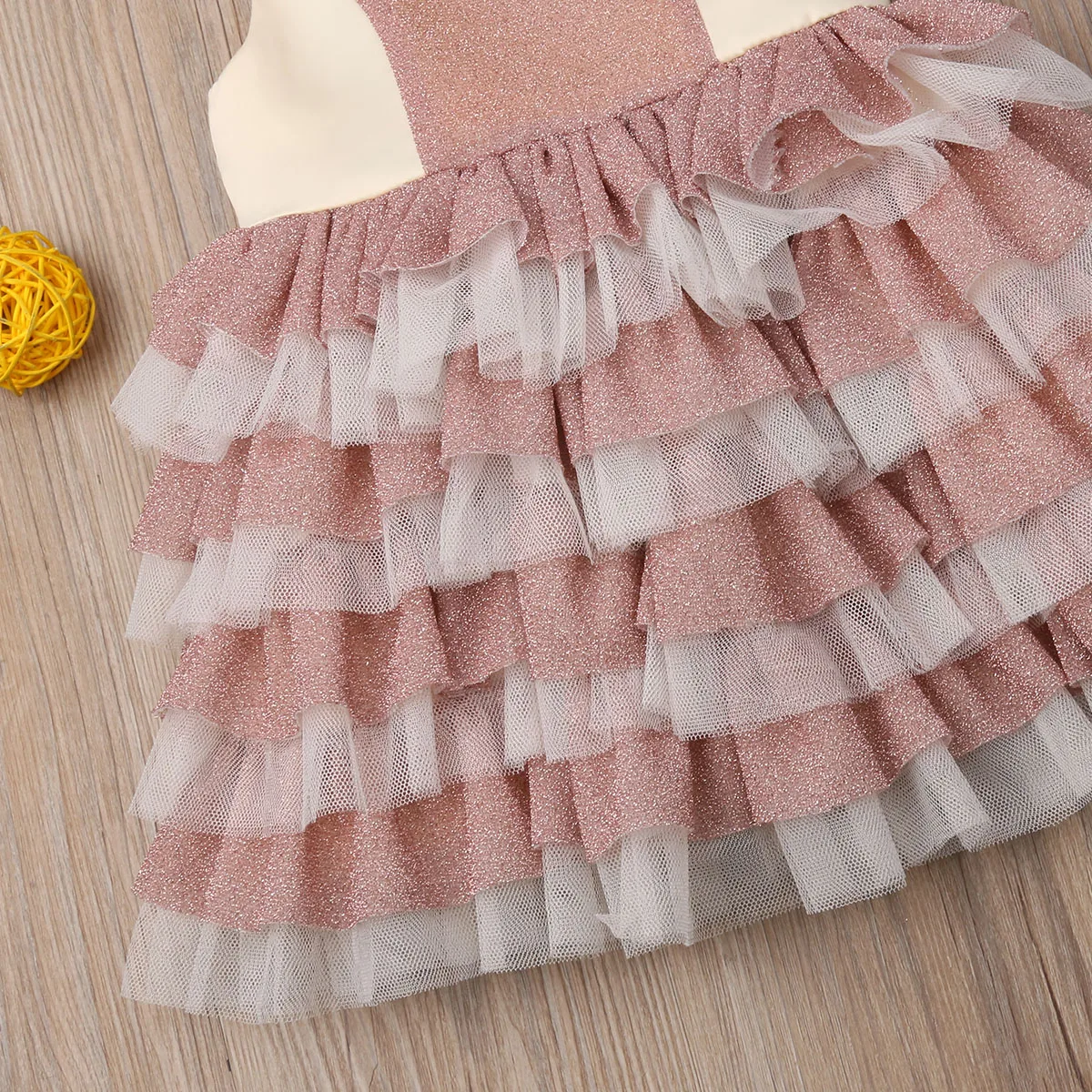 Baby Girls Kids Wedding Dress Girl Princess Party Pageant Formal Back Bow Sleeveless Lace Tulle Ball Gown G513 | Детская одежда и