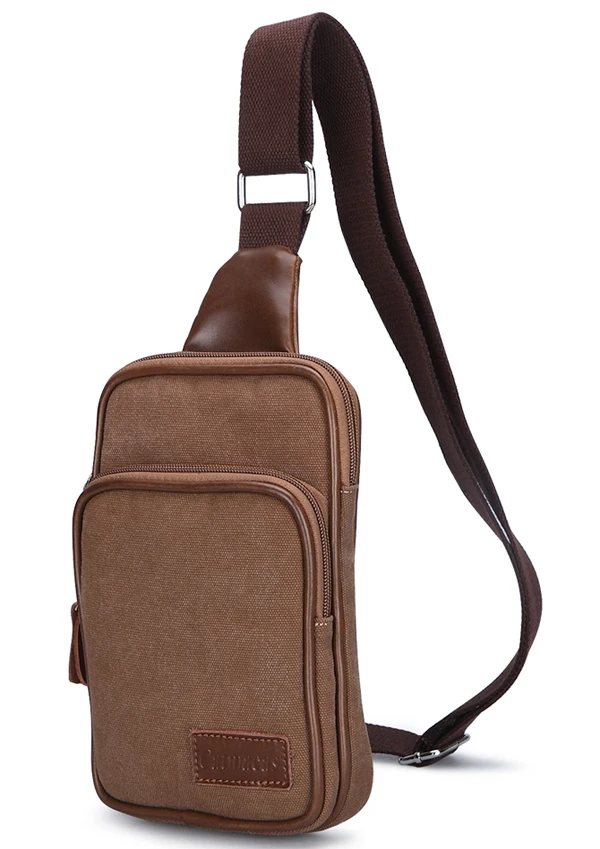 2015 Daily Backpacks canvas bag Men Messenger fashion Preppy Style young students The coffee color hight quarlity | Багаж и сумки