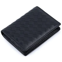 luxurious hand made soft sheep skin knitting card wallets 100 genuine leather hot brand business card holders unisex card case