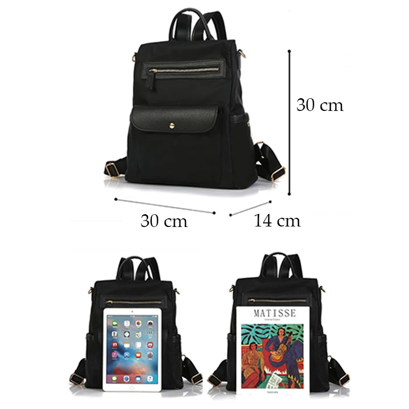 Gdzhlbag Модные рюкзаки Для женщин нейлон Школьные ранцы для подростков Обувь