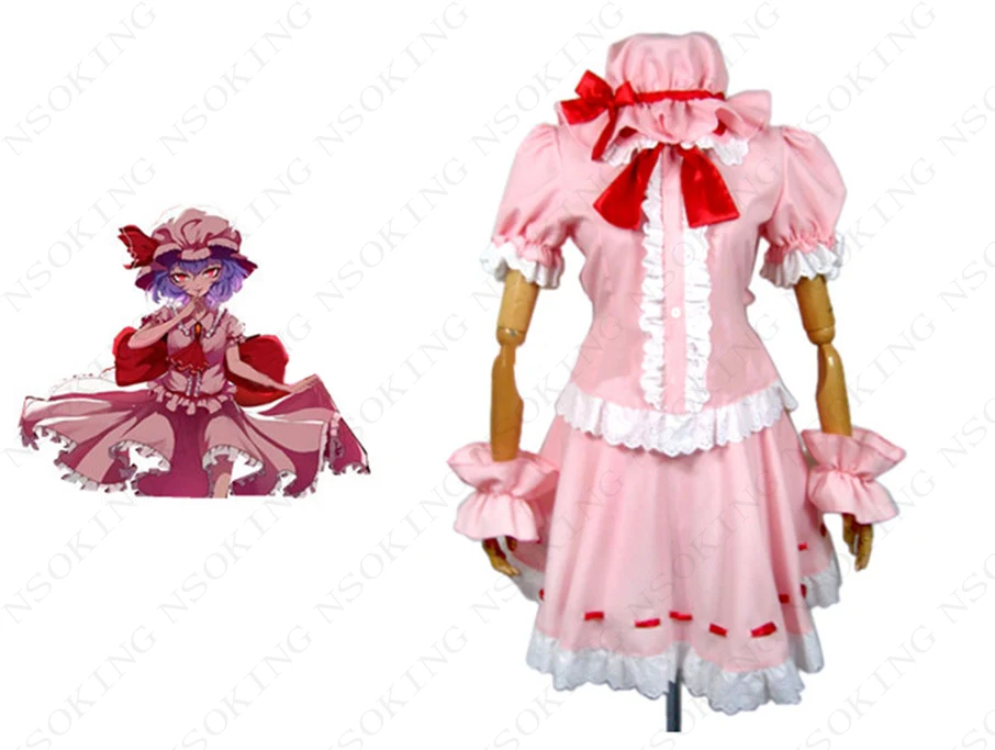 Аниме Touhou Project Remilia Scarlet dress Косплей Костюм портной | Тематическая одежда и