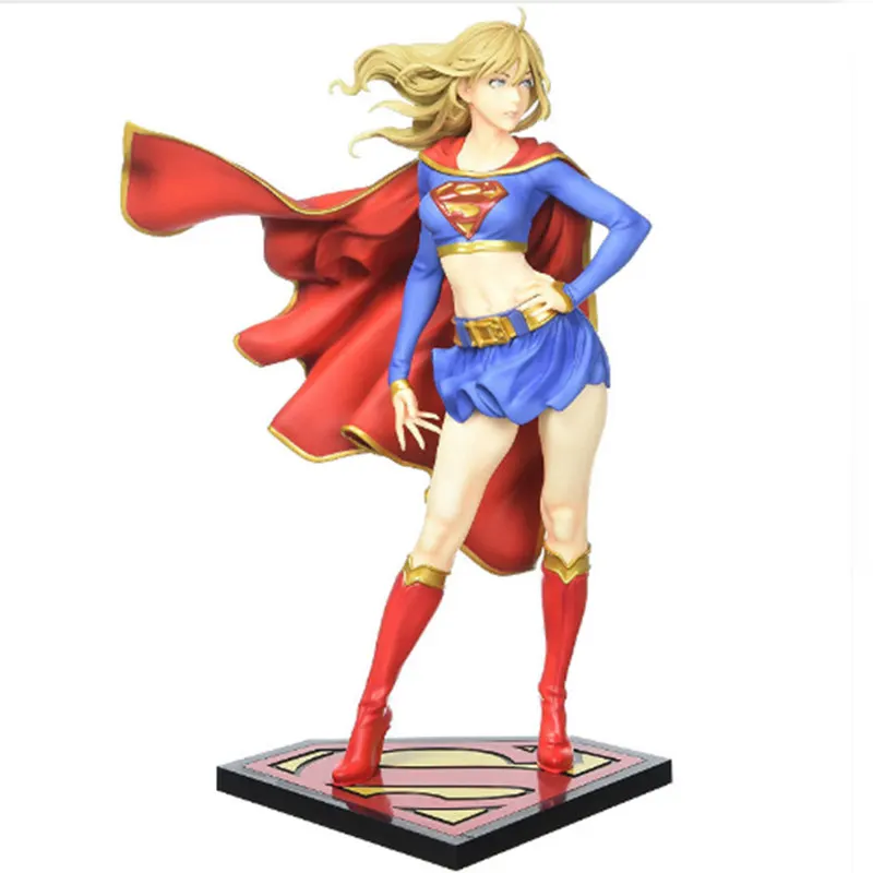 2018 Горячая Аниме Фигурка 21 см DC Comics Bishoujo статуя Супергерл возвращается