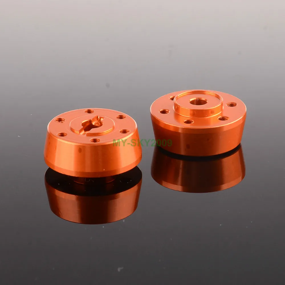 2 шт. алюминиевые &quotпередние колеса HEX 14 мм для 1:10 радиоуправляемая модель axial YETI