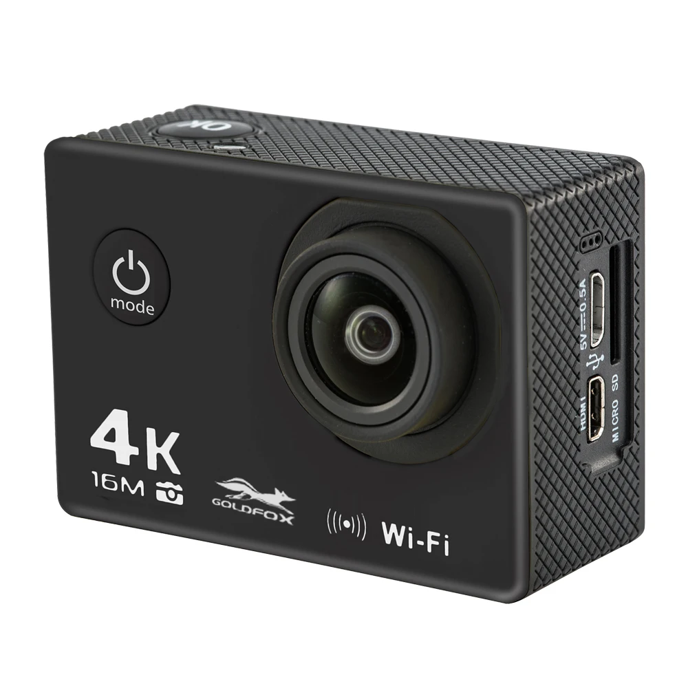 Экшн-камера 4K Ultra HD wifi 16 МП Спортивная камера 1080 P/30fps 170 градусов 2,0 дюймов ЖК-дисплей для дайвинга Водонепроницаемая 30 м DV Шлем HD камера