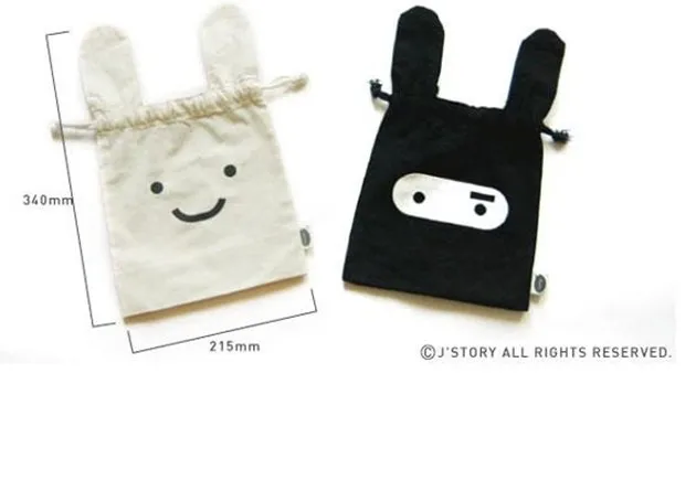 Сумки для хранения ниндзя Кролик предметы дорожная сумка удобная 24*22 см закуска