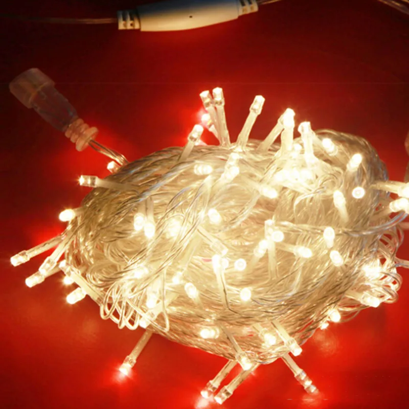 

3M x 3M Christmas Starry Patio Copper Wire Outdoor Led String Lights Wedding Curtain Lights Fairy Curtain Garlands Party Lights