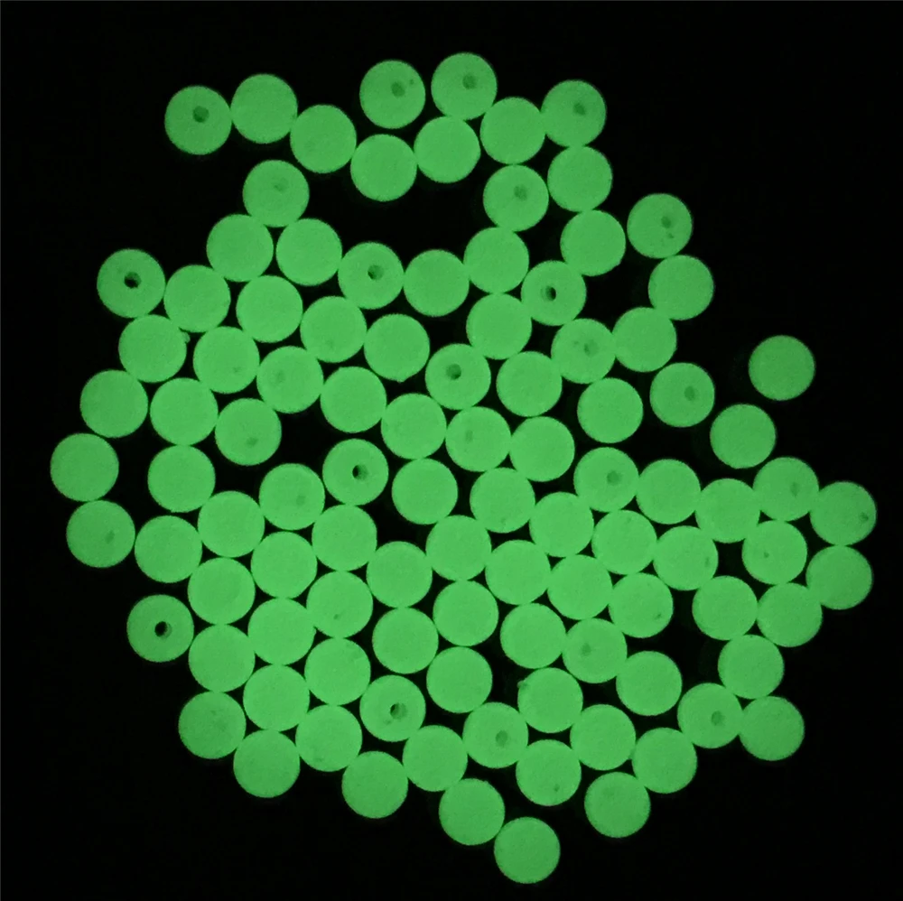 

BlueJays 100Pcs 10mm 12mm 14mm Hard Luminous Fishing Beads Sea Fishing Lure Tackles Artificial Baits Fishing Tackle accessories