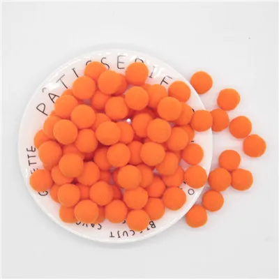 40orange 10/15/20/25 мм Мини пышная Нижняя Pom Poms помпонами ручной работы для детей игрушки свадебный Декор Сделай Сам швейного Ремесла поставок 100 шт - Цвет: 40orange