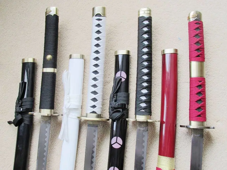 S2689 аниме одна штука SHUSUI SANDAI KITETSU WADO ICHIMONJI YUBASHIRI кисть в виде меча HAMON тип A 41 &quotЛот