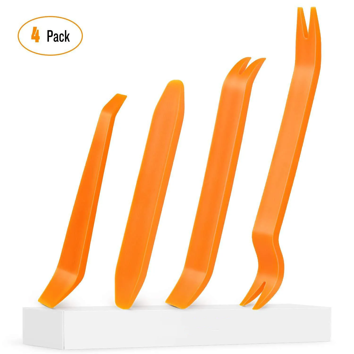 4 шт. портативный автомобильный радиоприемник панели двери зажим отделки