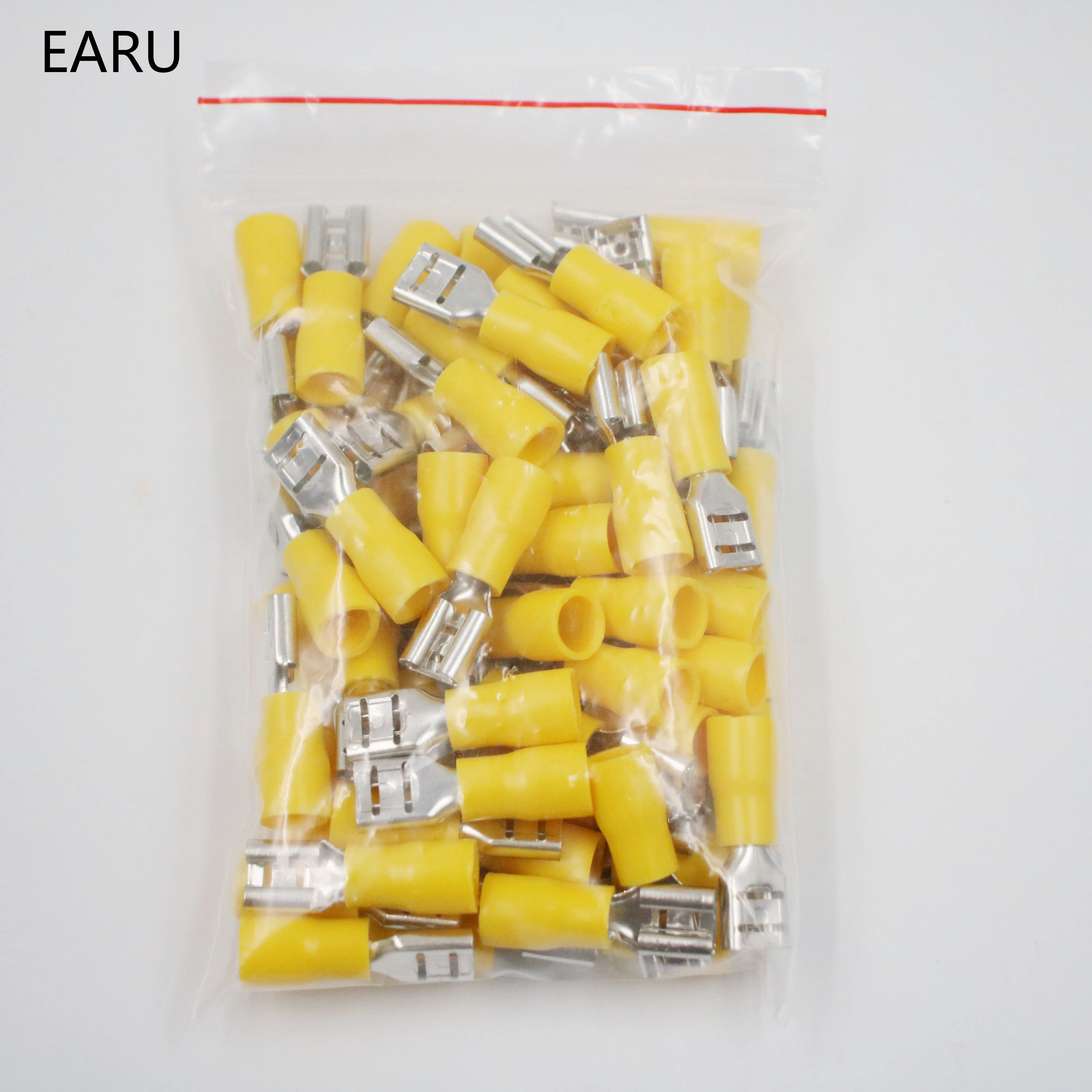 Изолированные электрические обжимные клеммы с разъемами для проводов 4-6 мм2