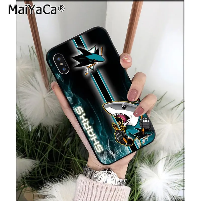 MaiYaCa Сан-Жозе акулы высокое качество чехол для телефона iPhone X XS MAX 6 6s 7 7plus 8 8Plus 5 5S SE XR