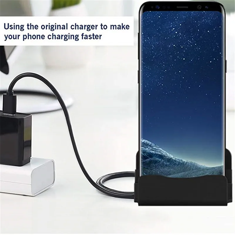 Зарядная подставка Док-станция для Motorola One/One Power Moto Z3 Z2 Play 1s G6 Plus Z X4 Type-C настольный