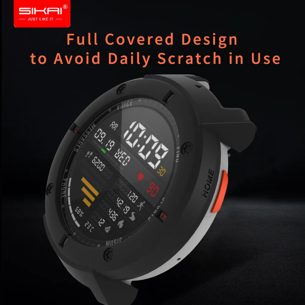 SIKAI PC защитный чехол для Amazfit Verge Lite жесткий Xiaomi Huami 3 lite