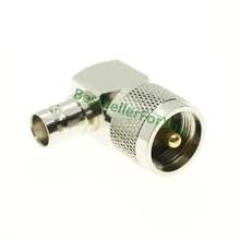 Right angle UHF male PL-259 PL259 Male to BNC female 90 degree L Type Adapter connector