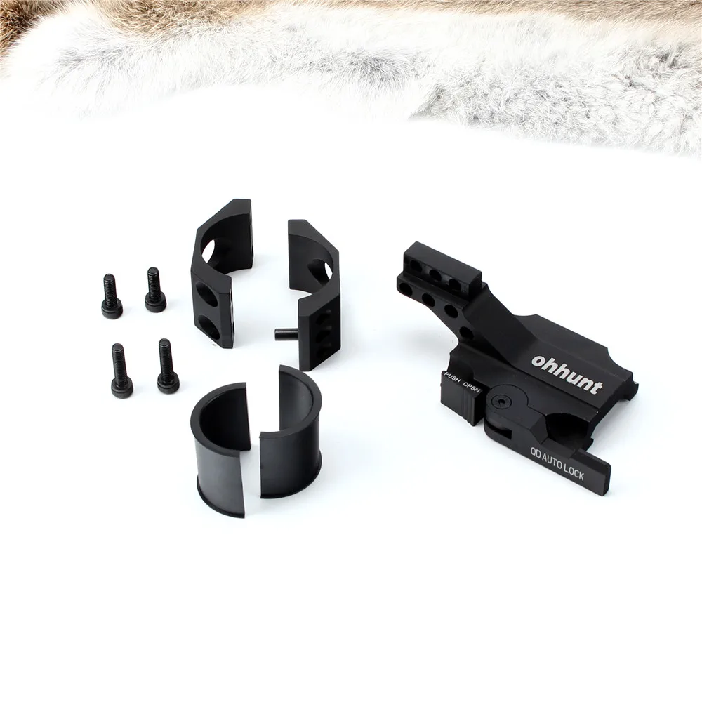 Ohhunt Tactical QD Scope Mount Ring 1 дюймов 30 мм Универсальные расширенные консольные крепления