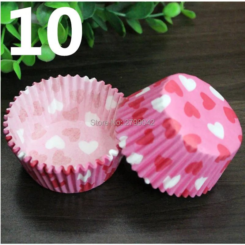 100 шт Красочные Бумага торт форма для порционного кекса выпечки кексов коробка