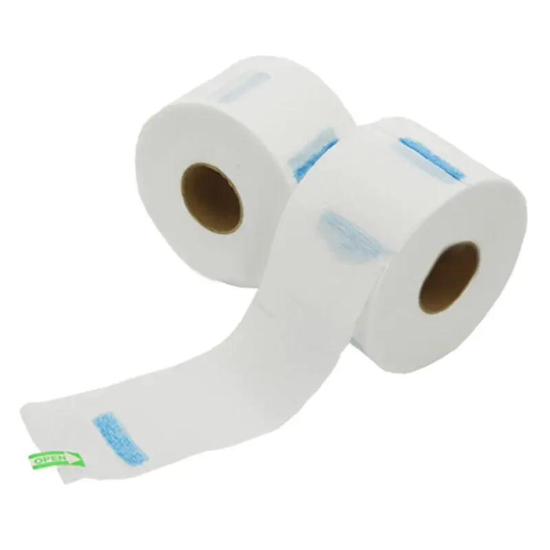 5 х одноразовый эластичный бумажный воротник полоски Парикмахерская защитная