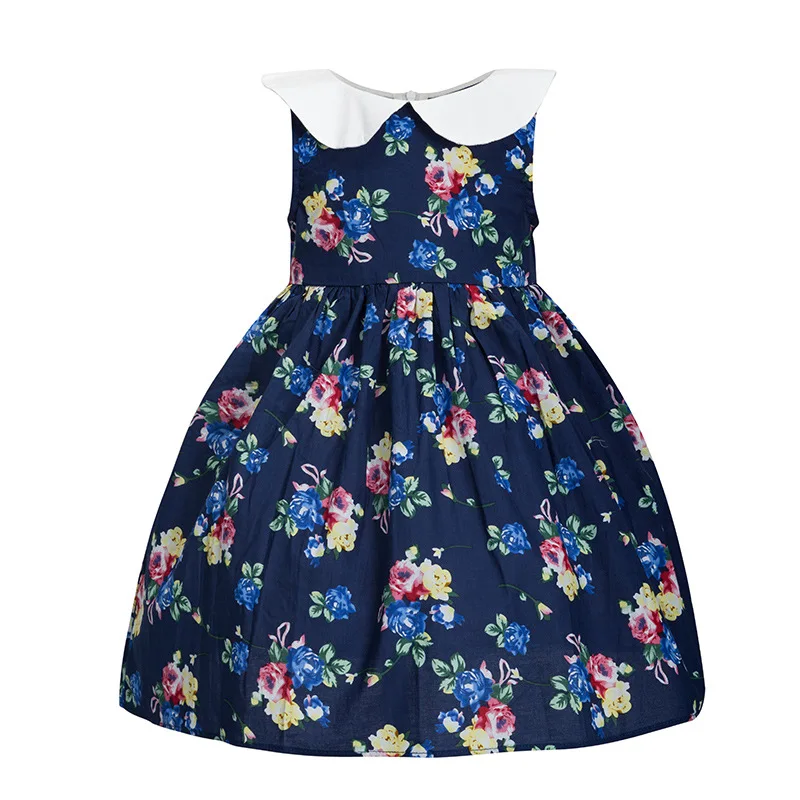 Одежда для девочек 2018 новый Детская праздничная одежда платья 5 лет Лето-Весна