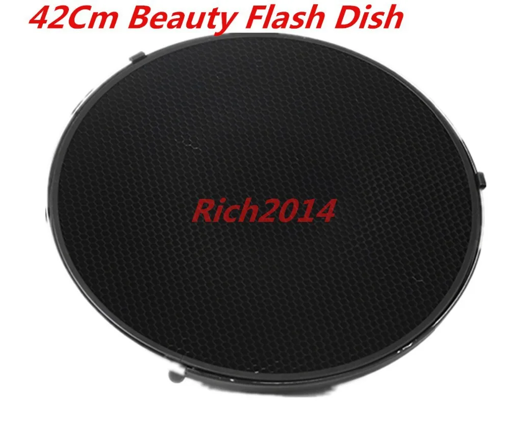 Beauty Dish Reflector Bowens Mount 42cm 16&quot Grid Honeycomb Flash Strobe Photo | Электроника