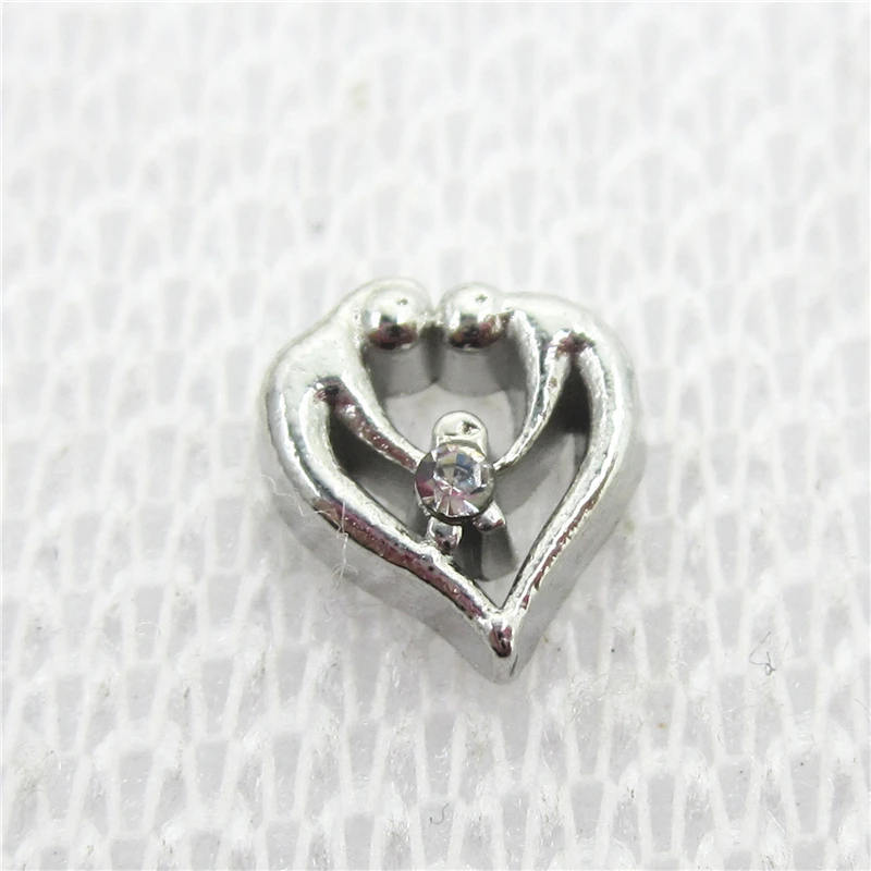 

Hot selling 20pcs/lot Love Family and Baby Heart Floating Charms Living Glass Memory Lockets DIY Jewelry pendants Charms