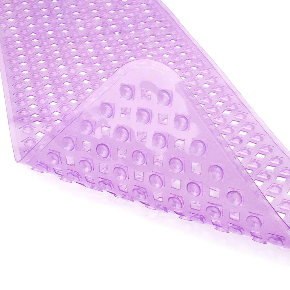 Supplies Suction Cup Anti-bacterial Extra Long Washable Safety Eco-friendly PVC Shower Bath Tub Mat Anti Slip Gripping Bathroom | Дом и сад