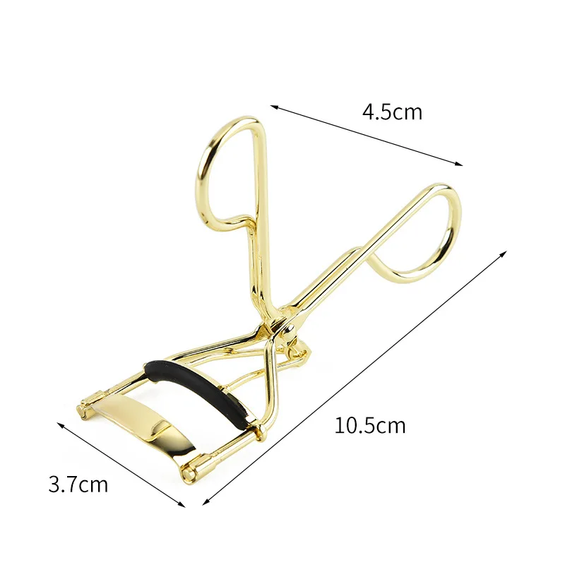 Eyelash Curlers Makeup Tool Metal Eye Lashes Curling Clip Cosmetic Beauty Plating Rose Gold Women Nature Curl Lash Curler | Красота и
